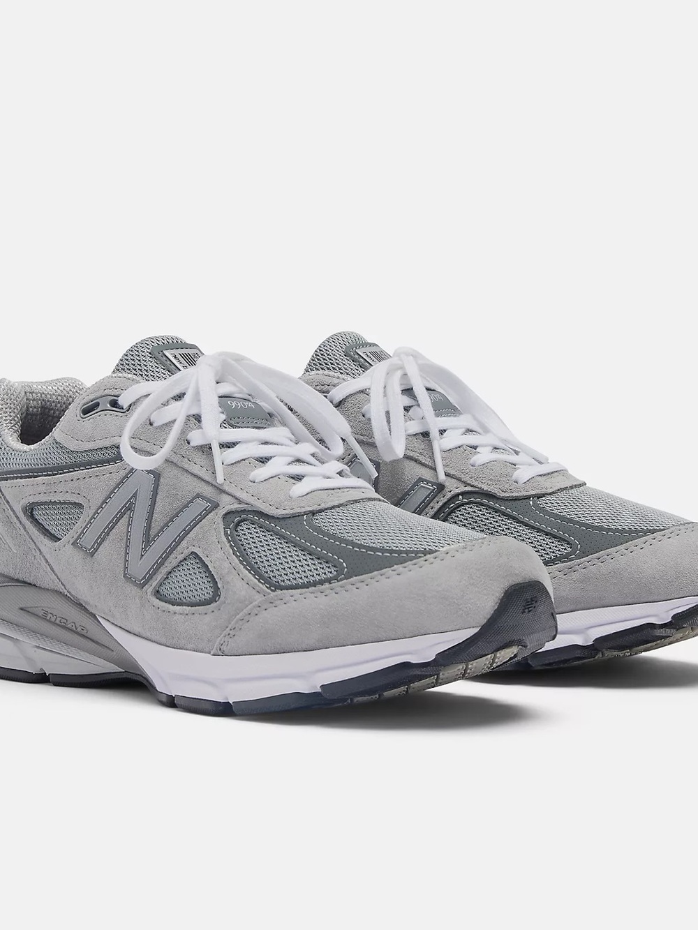 New Balance 990v4 Gray Running Shoes Made in USA Men’s